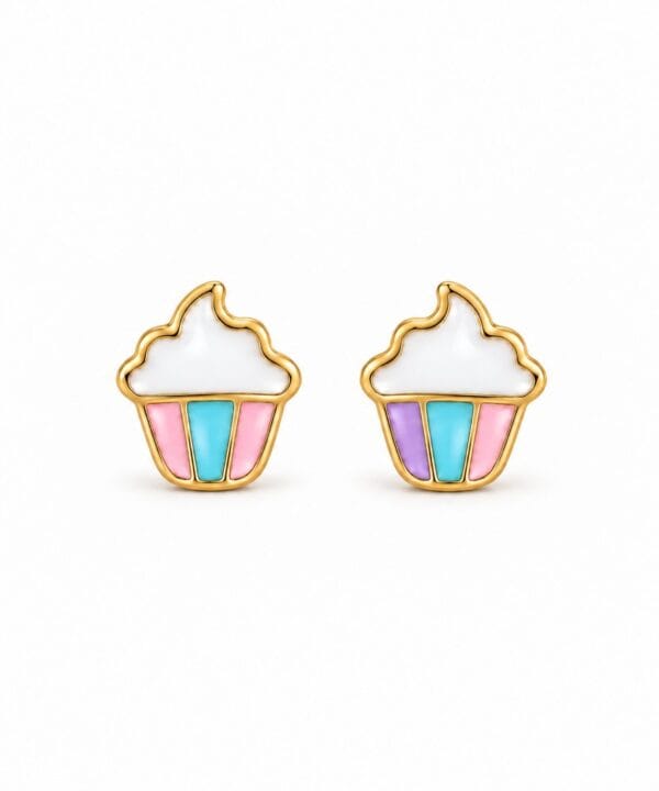 18K Yellow Gold Earrings (1.04g)