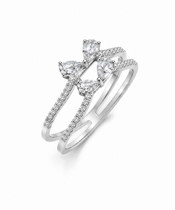 18K White Gold & Diamond Ring (0.67ct)