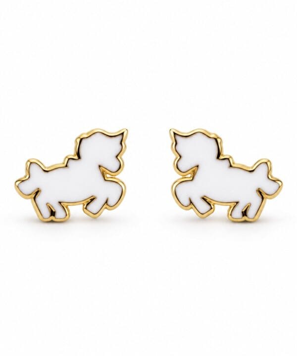 18K Yellow Gold Earrings (0.93g)