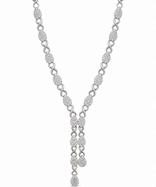 18K White Gold Necklace (22.94g)