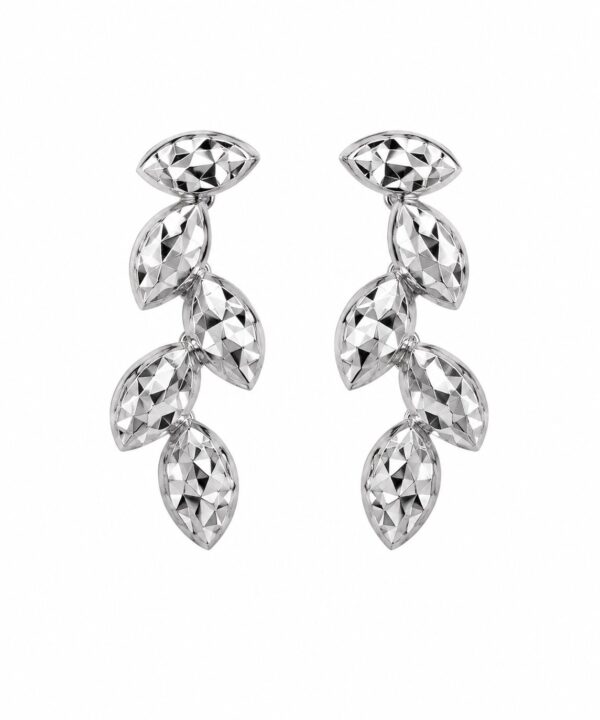 18K White Gold Earrings (2.32g)
