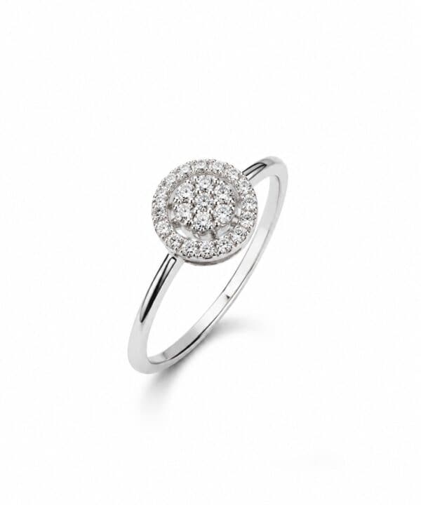 18K White Gold & Diamond Ring (0.20ct)