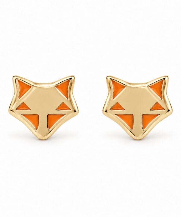 18K Yellow Gold Earrings (1.50g)
