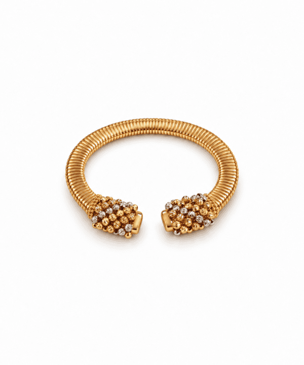 18K Yellow/White/Rose Gold Bangle (24.85g)