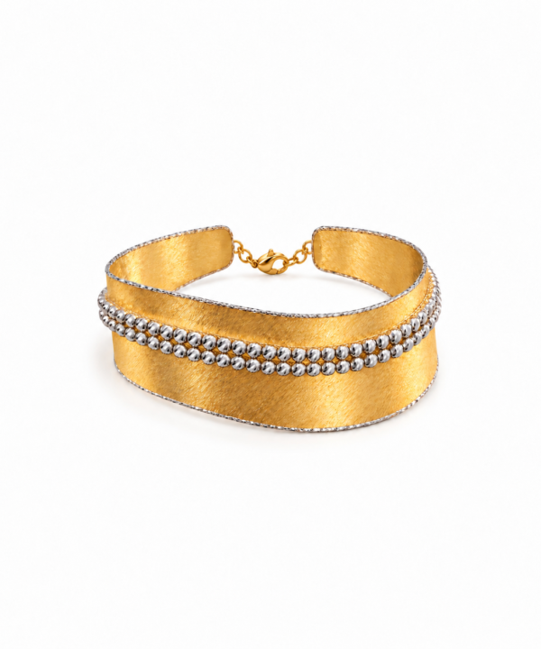18K Yellow/White Gold Bangle (22.75g)