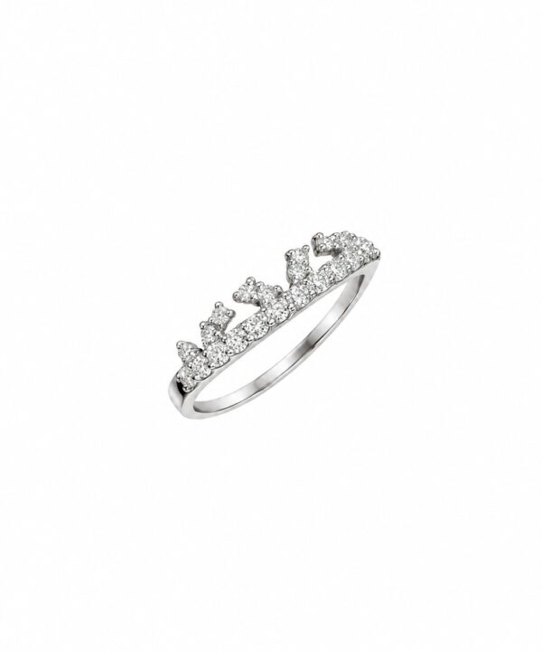 18K White Gold & Diamond Wedding Band (0.21ct)