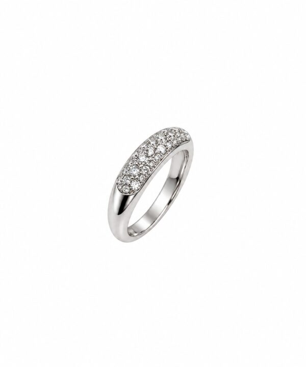 18K White Gold & Diamond Wedding Band (0.50ct)