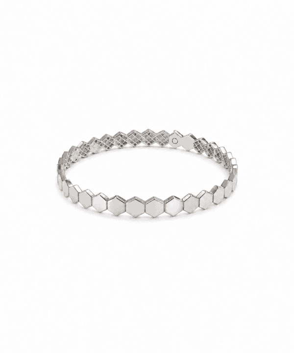 18K White Gold Bangle (9.10g)