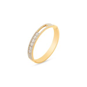 18K Yellow Gold Bangle - 55.54g