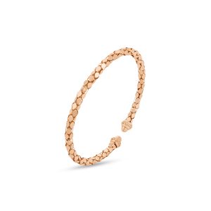 18K Rose Gold Bangle - 9.73g