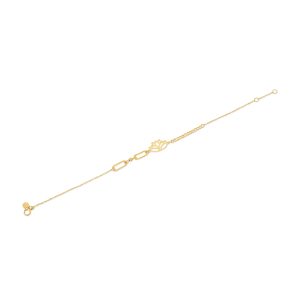18K Yellow Gold Bracelet - 0.93g