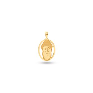 18K Yellow Gold Icon Pendant - 1.75g