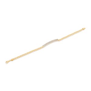 18K Yellow/White Gold Bracelet - 4.33g