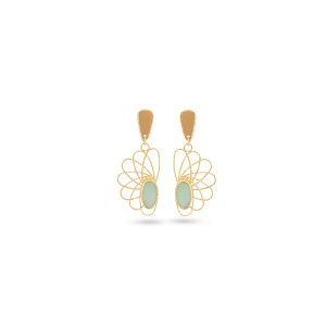18K Yellow Gold Earrings - 4.36g