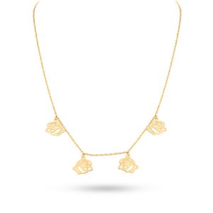 18K Yellow Gold Necklace - 1.67g