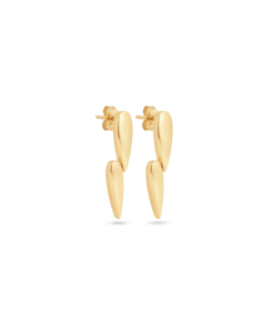 18K Yellow Gold Earrings - 4.62g