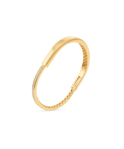 18K Yellow Gold Bangle - 12.53g