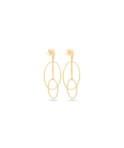 18K Yellow Gold Earrings - 4.51g