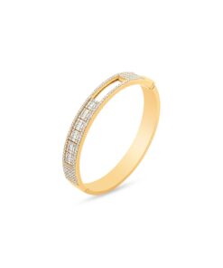 18K Yellow Gold Bangle - 55.54g