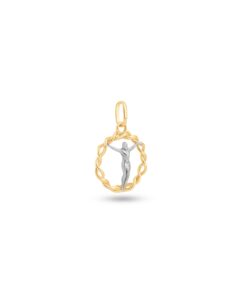 18K Yellow/White Gold Pendant - 2.50g