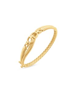18K Yellow Gold Bangle - 12.53g