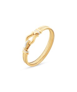 18K Yellow Gold Bangle - 28.12g