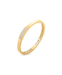 18K Yellow Gold Bangle - 14.36g