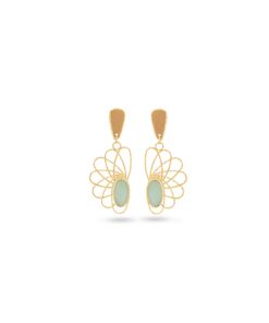 18K Yellow Gold Earrings - 4.36g