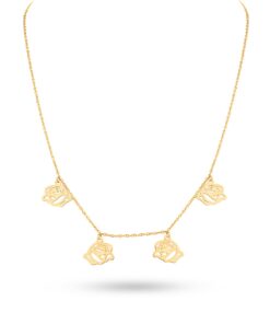 18K Yellow Gold Necklace - 1.67g