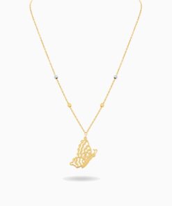 18K Yellow/White Gold Necklace - 1.99g