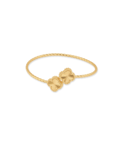 18K Yellow Gold Bangle - 3.18g