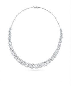 18K White Gold & Diamond Necklace (7.06ct)
