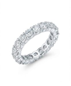 18K White Gold & Diamond Wedding Band (3.00ct)