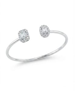 18K White Gold & Diamond Bangle (0.29ct)