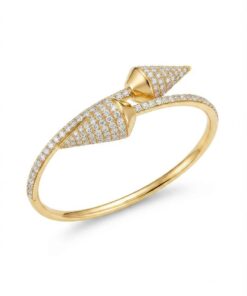 18K Yellow Gold & Diamond Bangle (4.92ct)