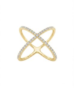 18K Yellow Gold & Diamond Ring (0.22ct)