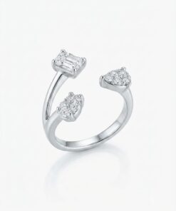 18K White Gold & Diamond Ring (0.59ct)