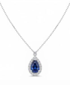 18K White Gold & Diamond Necklace (0.15ct)