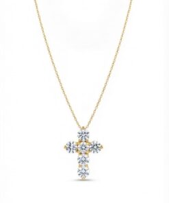 18K Yellow Gold & Diamond Necklace (0.51ct)