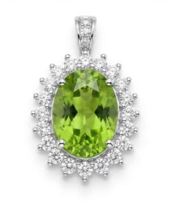 18K White Gold & Diamond Pendant (0.52ct)