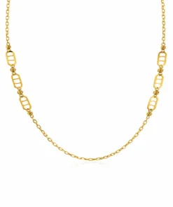18K Yellow Gold Necklace (3.36g)