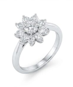 18K White Gold & Diamond Ring (1.18ct)