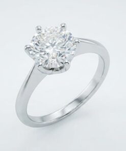18K White Gold & Diamond Engagement Ring (1.58ct)