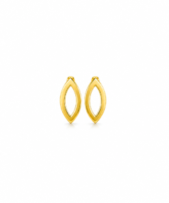 18K Yellow Gold Earrings (0.96g)