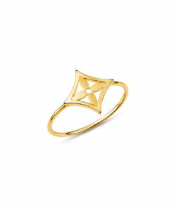 18K Yellow Gold Ring - 0.61g