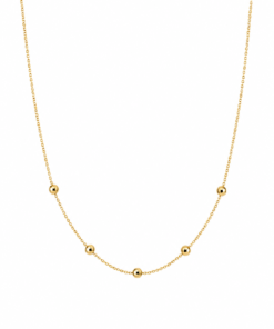 18K Yellow Gold Necklace (1.28g)