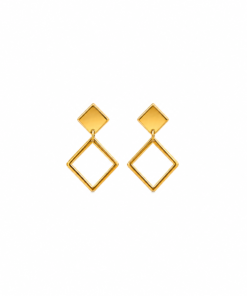 18K Yellow Gold Earrings (1.29g)