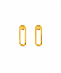 18K Yellow Gold Earrings (0.89g)