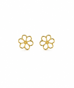 18K Yellow Gold Earrings (0.64g)